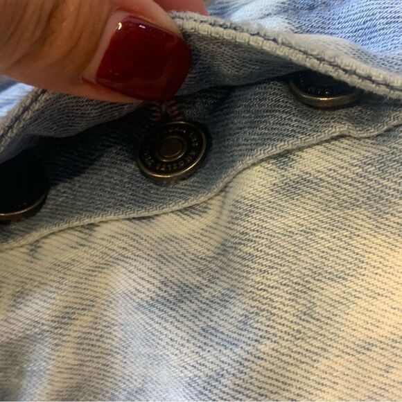 KanCan Distressed Boyfriend Button Fly Jeans Size 5/26 - Picture 7 of 12